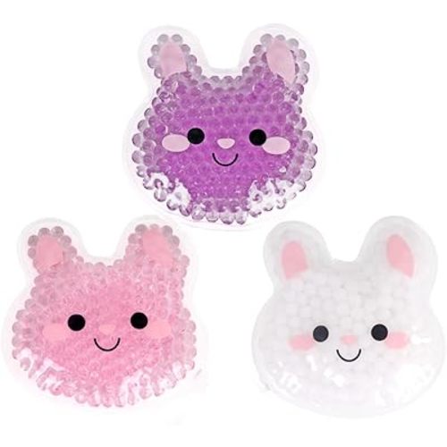 Hilph Kids Ice Packs for Boo Boos, 3 Bunny Ice Packs for Injuries Reusable