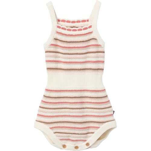 Modern Moments by Gerber Baby Girls' Crochet Sweater Knit Sunsuit
