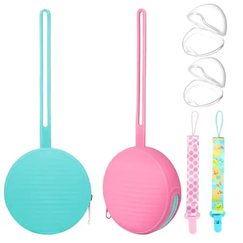 Pacifier Case,Pacifier Holder Case/Pacifier Holder/BPA Free Traveling Baby Essentials Set
