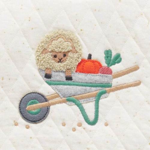 Quilted Track Set Veggie Patch Print - Purebaby | Maisonette