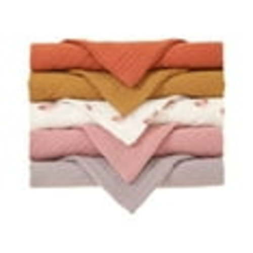 5 Pack Baby Hooded Towels, 100% Muslin Cotton Baby Bath Towel with Hood for Newborn, Infant, Toddler, Ultra Soft and Absorbent Baby Essentials Bath Towels for Boys Girls