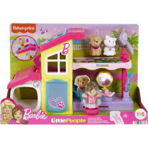 Fisher-Price Barbie Pet Spa Playset, Little People Musical Toddler Toy Set, 4 Pieces - Walmart.com
