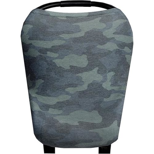 Copper Pearl Multi-Use Cover: Car Seat Covers, Nursing Cover, and Stroller Cover for Sun - Stretchy Fabric, All-Season Use, Stylish Designs, Easy Access for Moms - Hunter
