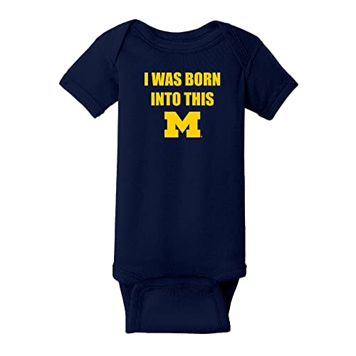 NCAA Born Into This, Team Color Infant Creeper Bodysuit, College, University