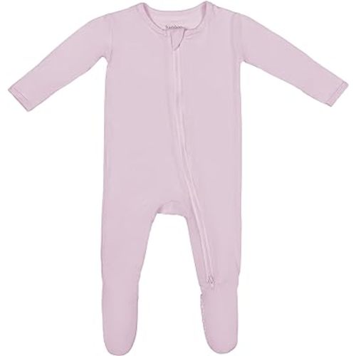 Soft Baby Bamboo Viscose Footie Pajamas, Zipper Closure, 0-24 Months
