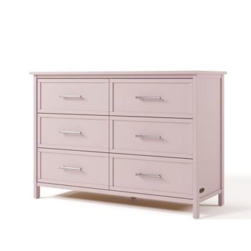 Graco Classic 6 Drawer Double Dresser Blush