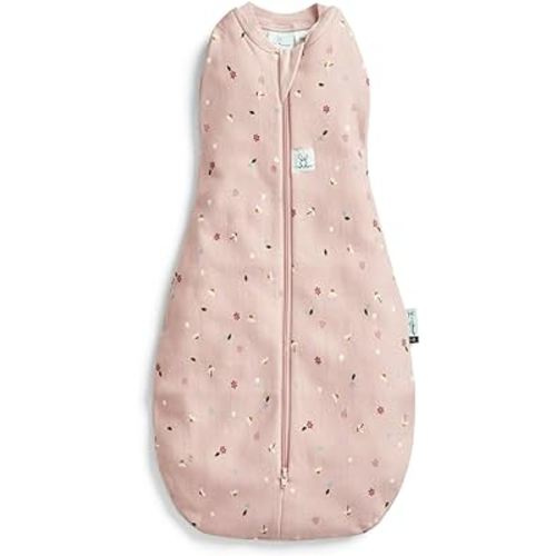 ergoPouch 0.2 tog Baby Sleep Sack 6-12 Months - Baby Sleeping Sack for Warm & Cozy Nights - Cocoon Swaddle Sack Baby Keeps Calm & Relaxed (Daisies)