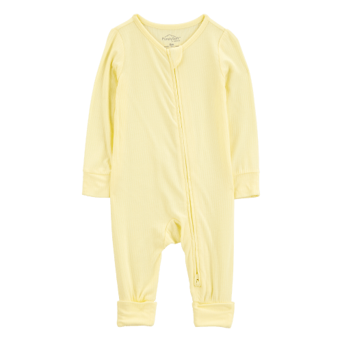 Baby PurelySoft Foldover Cuff Sleep & Play Pajamas - Yellow - Carter's | Carter's
