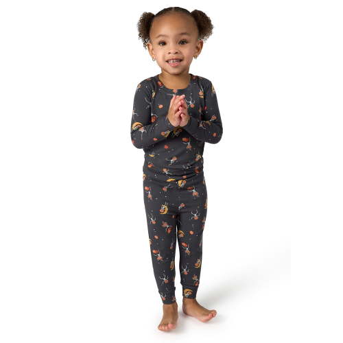 Modern Moments by Gerber Toddler Neutral Halloween Pajama Set, 2-Piece, Sizes 12M-5T