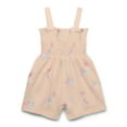 Garanimals Baby Girls Print Smocked Romper, Sizes 0M-24M