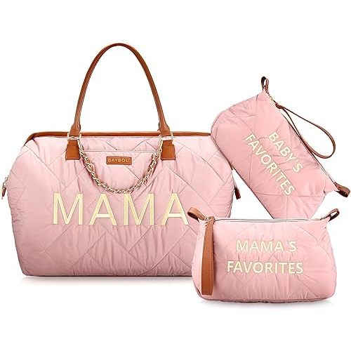 Mama Hospital Diaper Bag Tote for Labor and Delivery Essentials Mommy Bag for Baby and Travel Large