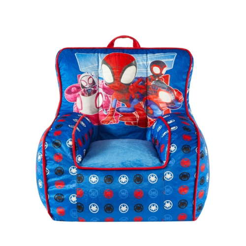 Spidey & Friends Square Beanbag Chair Blue, 18" inches Toddler