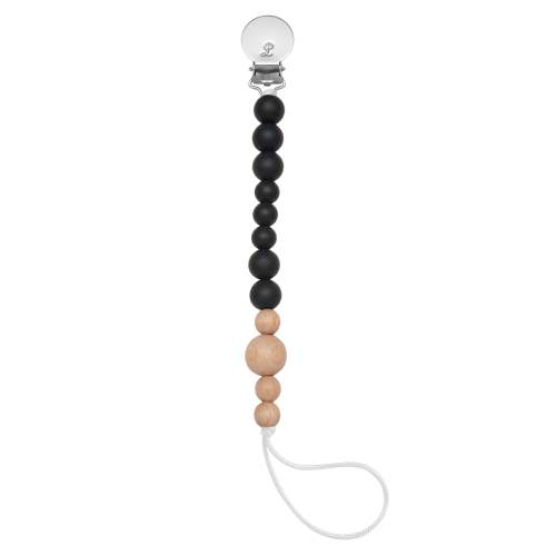 Pacifier Clip - Color Block - Black
