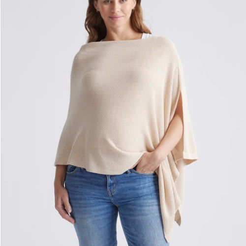 Lightweight Cotton Cashmere Nursing Shawl
