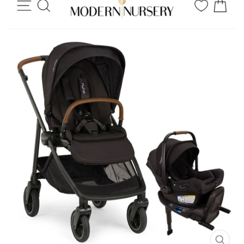 Nuna SWIV Stroller + PIPA rx aire Series Travel System | Modern Nursery™