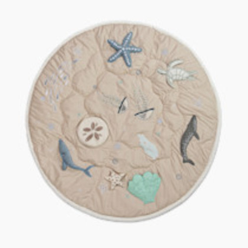 Crane Baby Cotton Quilted Activity Mat - Cove