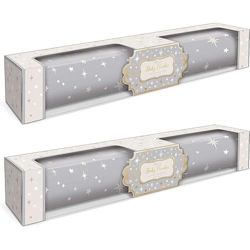 Baby Powder Scented Drawer Liners - 6 Liners per Unit (Twinkle Star Pattern, 2 Units)