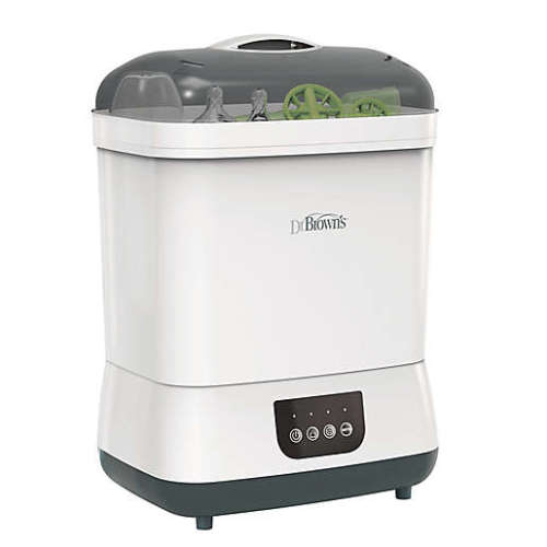 Dr. Brown's Clean Steam Bottle Sterilizer and Dryer in White