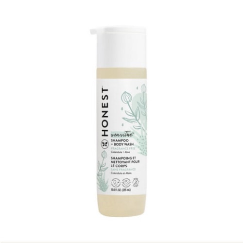 The Honest Company Sensitive Shampoo + Body Wash Fragrance Free - 10 Fl Oz