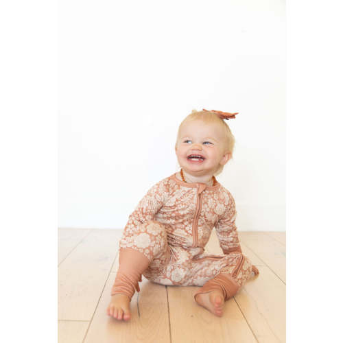 AUTUMN FLORAL | ZIPPER ONE PIECE