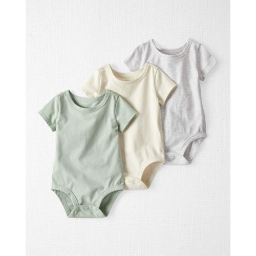 Baby 3-Pack Organic Cotton Bodysuits - Little Planet | Carter's