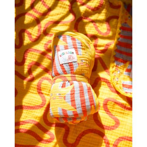 AEGI BLOOM Organic Muslin Waterproof Changing Mat - Lucky Stars (PRE ORDER | EARLY AUGUST) - Organic Muslin Waterproof Changing Mat - Lucky Stars (PRE ORDER | EARLY AUGUST)