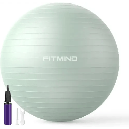 Extra Thick Exercise Ball Yoga Ball for Workout Pregnancy Stability,Anti-Burst and Slip Resistant Swiss Ball with Pump for Yoga, Pilates, Fitness,Birthing,Physical Therapy