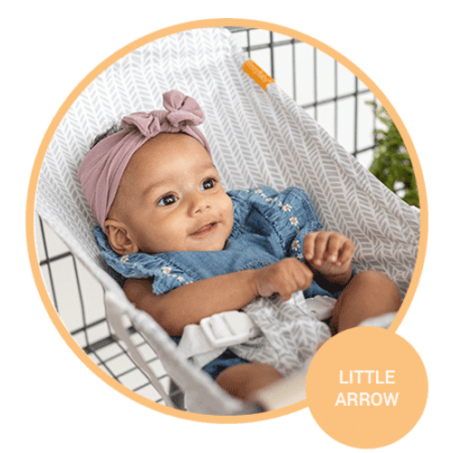 Baby Shopping Cart Hammock - Little Arrow Design
