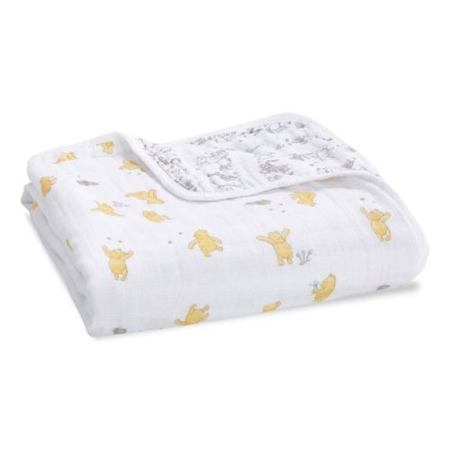 aden + anais essentials Muslin Blanket - Winnie Friends Dandelions