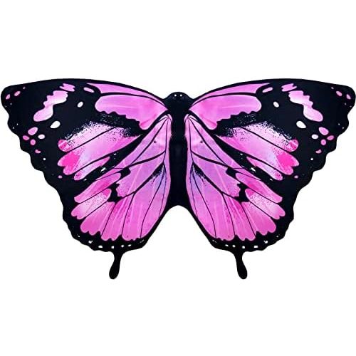 Monarch Butterfly-Wings for Kids Girls Princess Dress-Up Fairy Costume for Toddler Big Sister Gifts Dance Party Toy