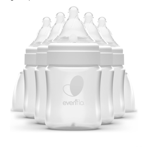 Evenflo Feeding Premium Proflo Venting Balance Plus Wide Neck Baby, Newborn and Infant Bottles - Developed by Pediatric Feeding Specialists - 5 Ounce (Pack of 6)