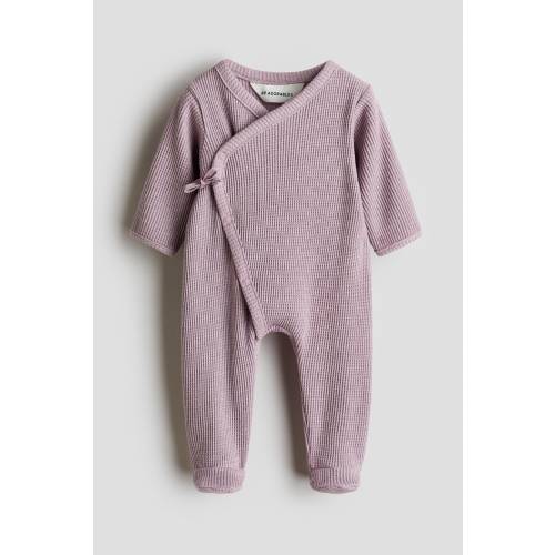 WAFFLED COTTON JUMPSUIT