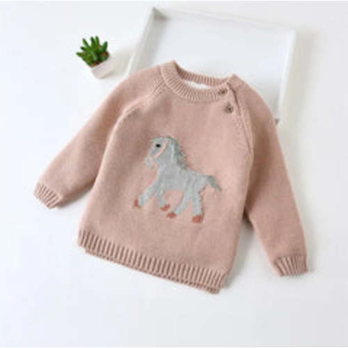 gwenny horse sweater (cream) – Bridle Up Hope Shop