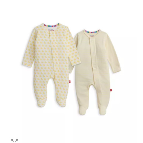 Unisex Cotton Footie Two-Pack Bundle - Baby
