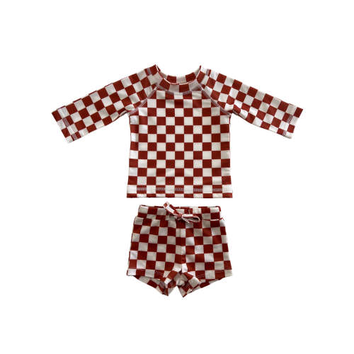 Stracciatella Checkerboard / Mar Rashguard Set / UPF 50+