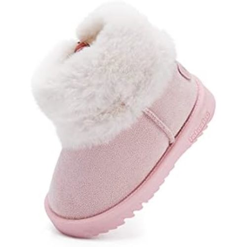 BMCiTYBM Girls Boys Snow Boots Warm Winter Fur Lined Baby Shoes (Infant/Toddler/Little Kid)