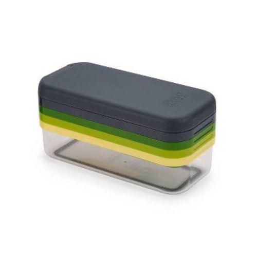 Joseph Joseph Compact 4-in-1 Chop Grate and Slice Set: Multicolored Polypropylene Salad Spinner & Bowl, Hand Wash