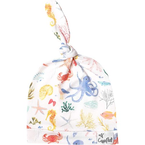 Baby Beanie Hat Top Knot