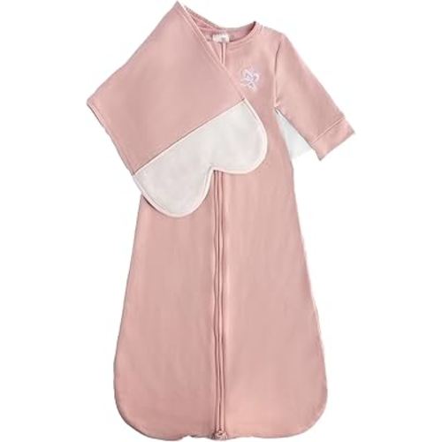 Organic Cotton Blend, All-in-One Sleep Sack Training System for Newborn Infant Baby