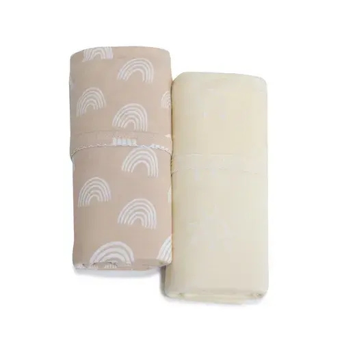 Bubba Blue 2 Pack Wrap Nordic Vanilla/Latte | Baby Bunting NZ