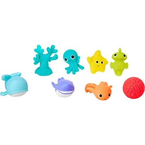 Infantino Aquarium Bath Squirters, 8 Piece Set