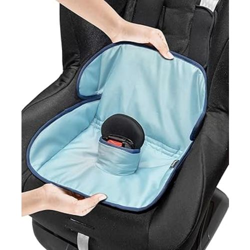 Piddle Pads Car Seat Potty Training Cover - Waterproof Soft Toddler and Baby Car Seat Protector Mat - Travel-Friendly Universal Machine Washable Liner for Spills, Nappy Leaks, Accidents - Blue