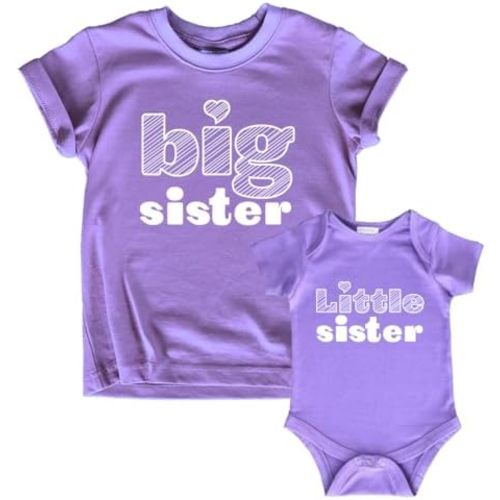 Unordinary Toddler Big Sister Little Sister Outfits Matching Shirts Sibling Gifts girls newborn baby set