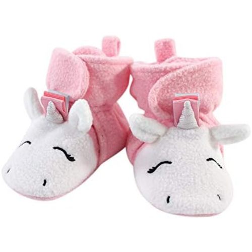 Hudson Baby Unisex-Child Cozy Fleece Booties Winter Accessory Set