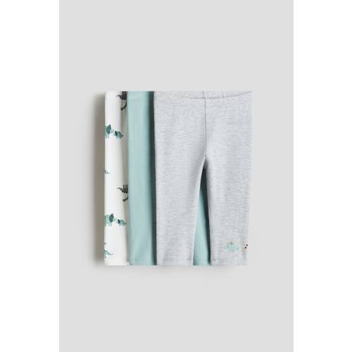 3-PACK COTTON JERSEY LEGGINGS