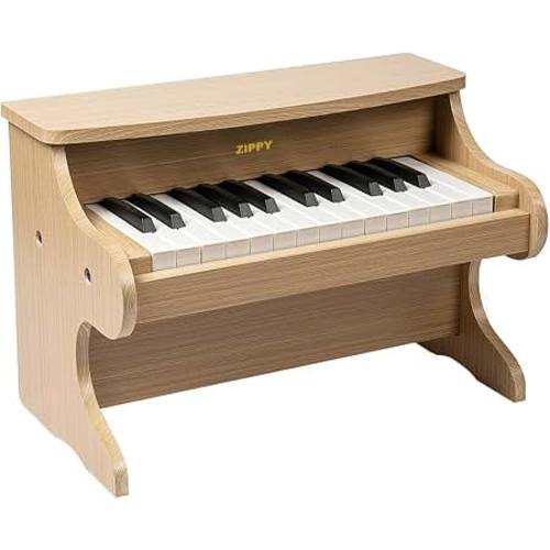 Amazon.com: ZIPPY Kids Piano Keyboard, 25 Keys Digital Piano for Kids, Mini Music Educational Instrument Toy, Wood Toy for Toddlers Girls Boys (Oak)
