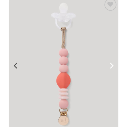 Rose Pacifier Clip