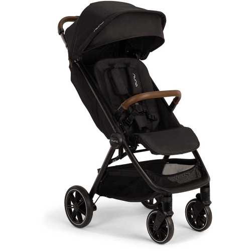 Nuna TRVL LX Self-Folding Compact Stroller - Caviar