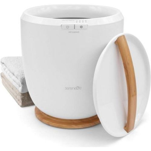 Serenelife Counter Towel Warmer Bucket - Honey