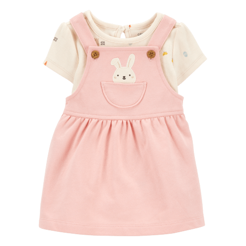 Baby 2-Piece Bunny Bodysuit & Jumper Set - Pink - Carter's | Carter's
